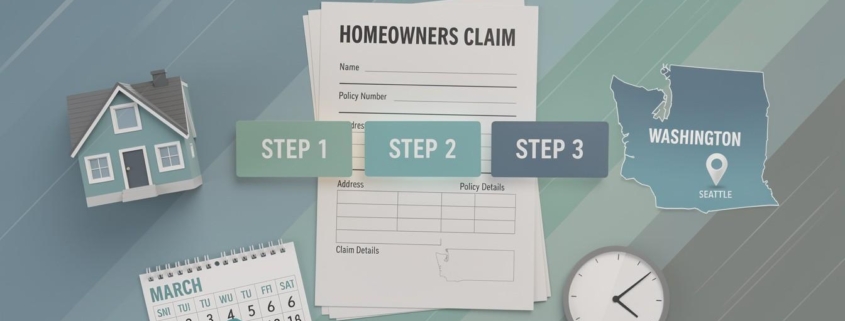 Homeowners Claims Process Washington: Step-By-Step to Faster Settlements