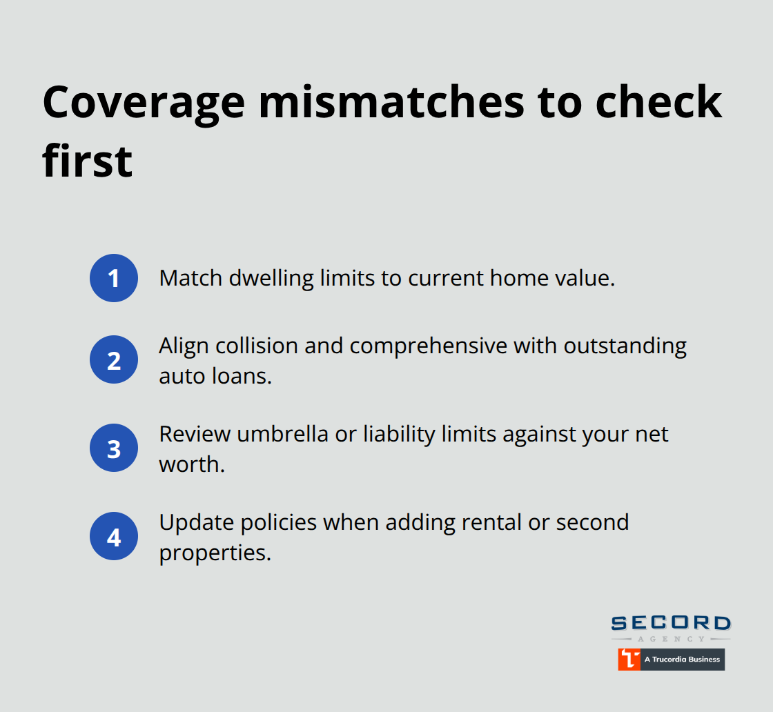 Compact checklist of common coverage mismatches to fix during a policy review - Policy review service WA