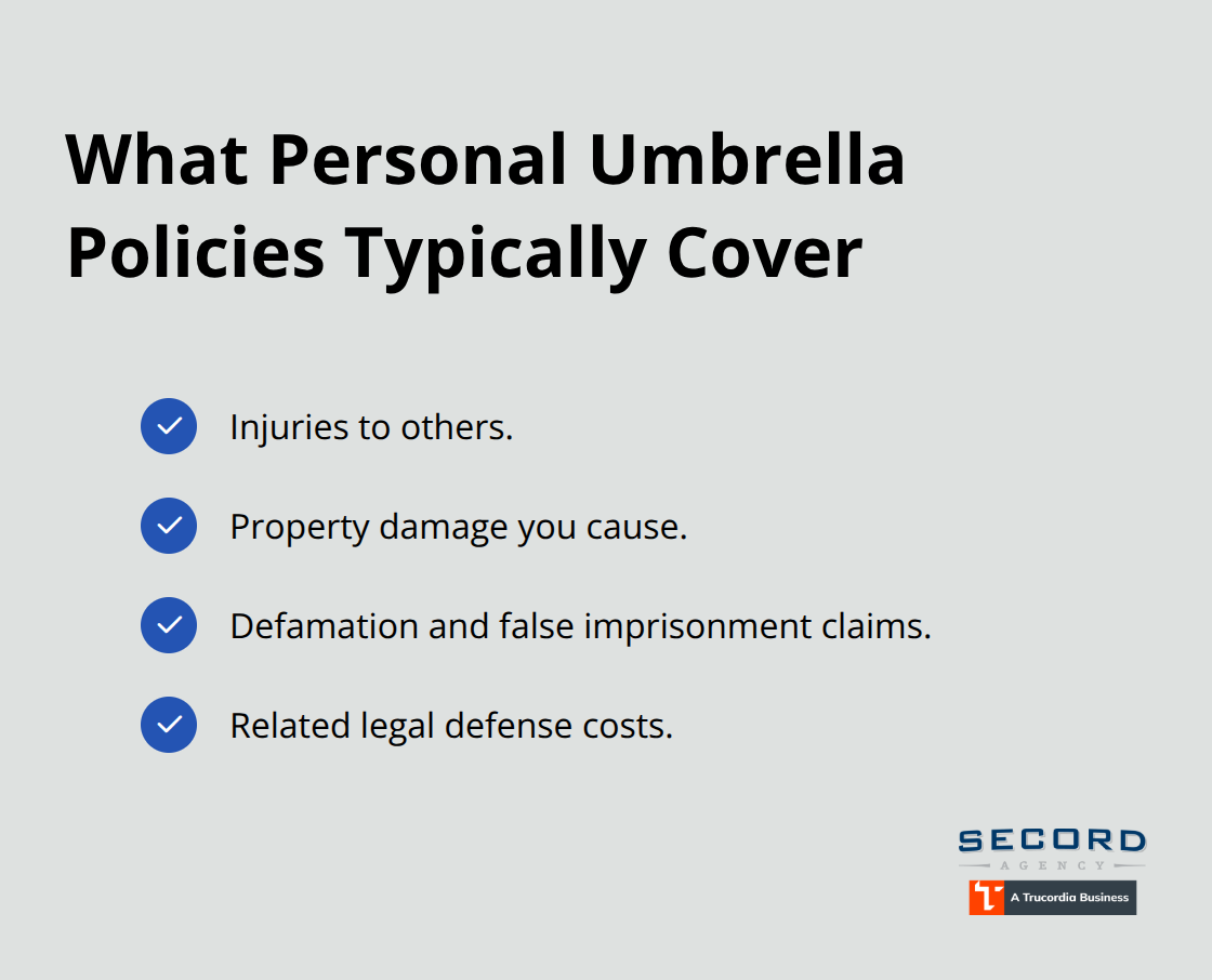 Covered claim types under personal umbrella insurance